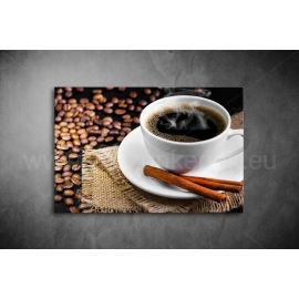 Fekete Kávé Vászonkép 064
