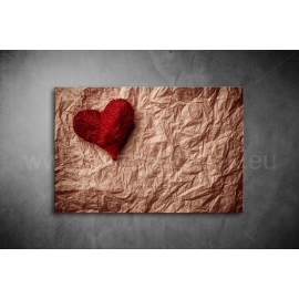 Piros Szív Vászonkép 002