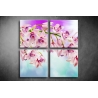 Többrészes Orchidea vászonkép 053 - (választható formák)