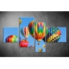 Többrészes Hőlégballon vászonkép 012 - (választható formák)