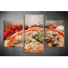 Többrészes Pizza vászonkép 021 - (választható formák)