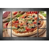 Többrészes Pizza vászonkép 024 - (választható formák)