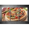 Többrészes Pizza vászonkép 024 - (választható formák)