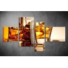 Többrészes Whisky vászonkép 025 - (választható formák)