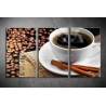 Többrészes Fekete Kávé vászonkép 064 - (választható formák)
