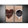 Többrészes I love Coffee vászonkép 066 - (választható formák)