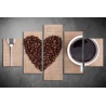 Többrészes I love Coffee vászonkép 066 - (választható formák)