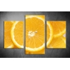 Többrészes Narancs vászonkép 005 - (választható formák)