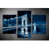 Többrészes Manhattan híd vászonkép 016 - (választható formák)