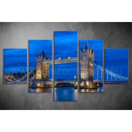 Többrészes Tower Bridge vászonkép 017 - (választható formák)