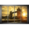 Többrészes Tower Bridge vászonkép 029 - (választható formák)