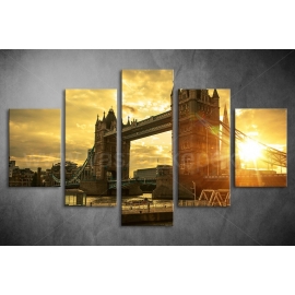 Többrészes Tower Bridge vászonkép 029 - (választható formák)