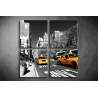 Többrészes NYC Taxi vászonkép 018 - (választható formák)