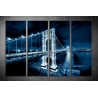 Többrészes Manhattan híd vászonkép 030 - (választható formák)