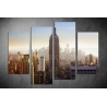 Többrészes Empire State Building vászonkép 054 - (választható formák)