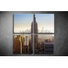 Többrészes Empire State Building vászonkép 054 - (választható formák)