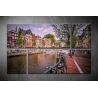 Többrészes Amszterdam vászonkép 074 - (választható formák)