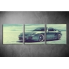 Többrészes Porsche vászonkép 011 - (választható formák)